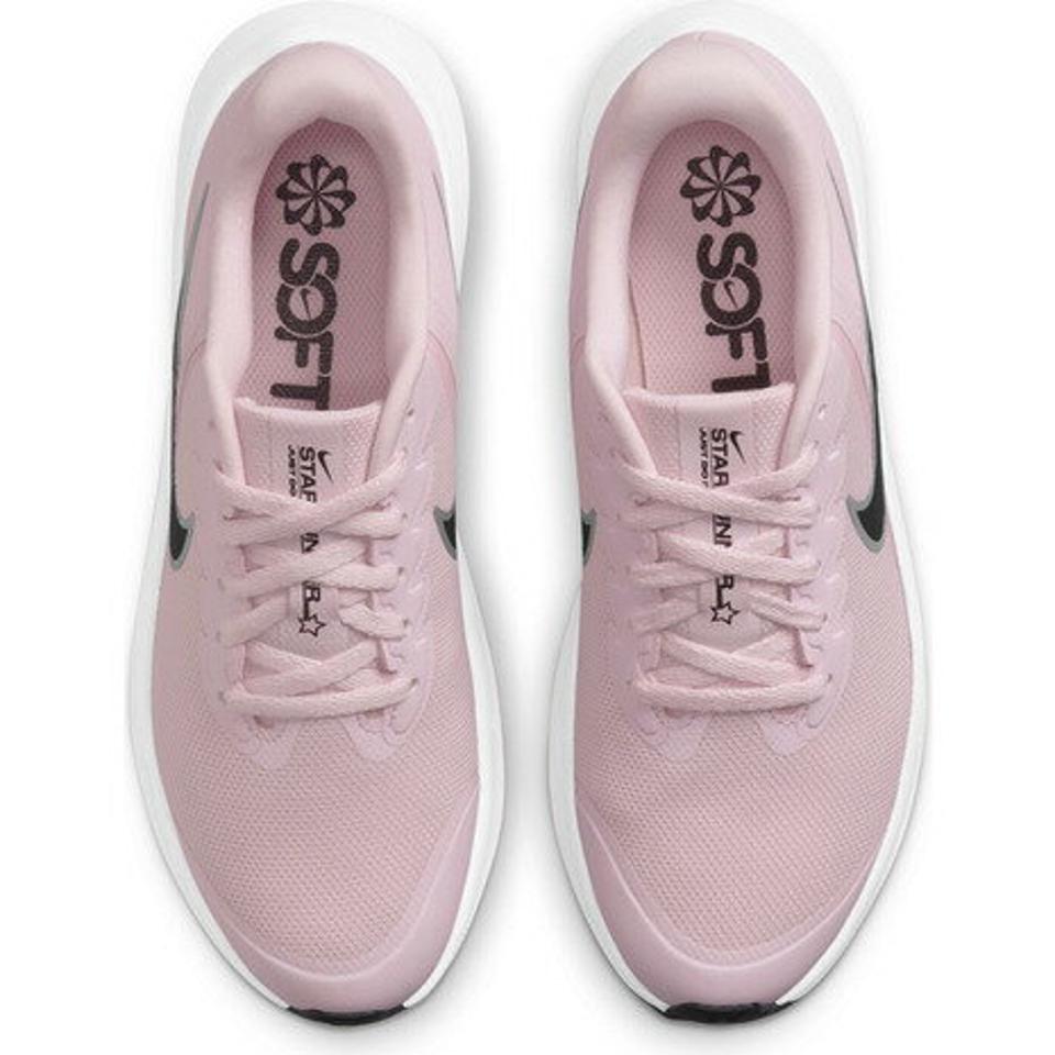 ナイキ（NIKE） スター ランナー 3 GS ピンク フォーム DA2776-601 ジュニア ランニングシューズ 子供靴 スポーツスニーカー 運動 マラソン （キッズ）