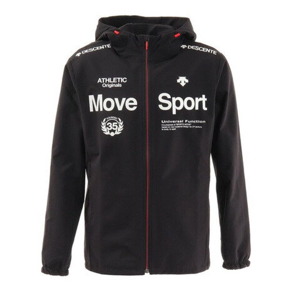 デサント(DESCENTE) ジャージ クロス エアリー フルジップパーカー DMMRJF12 BK (メンズ)