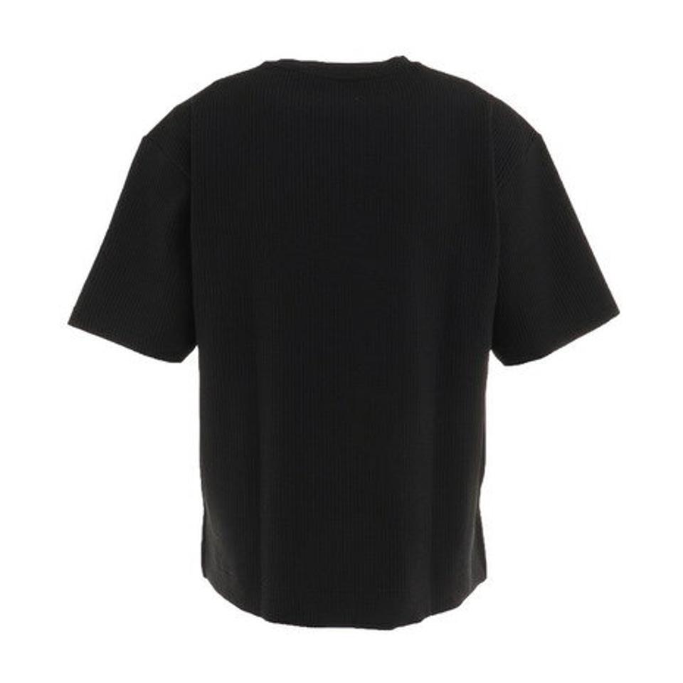 エルケクス(ELKEX)(メンズ)ドライワッフルオーバーシャツ EKM2SP4173BLK