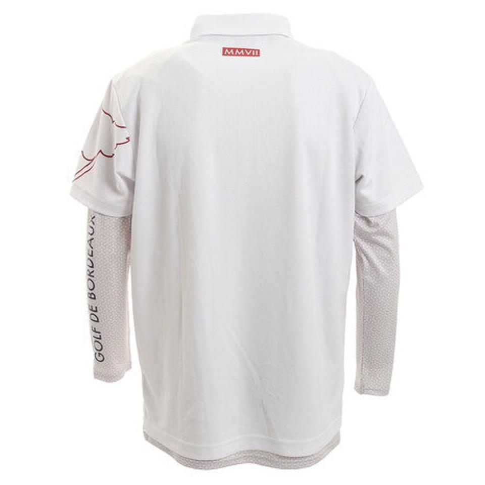 クランク(CLUNK) ゴルフウェア ポロシャツ メンズ 秋冬 アンダーセット長袖ポロシャツ CL5HTG06 WHT (メンズ)