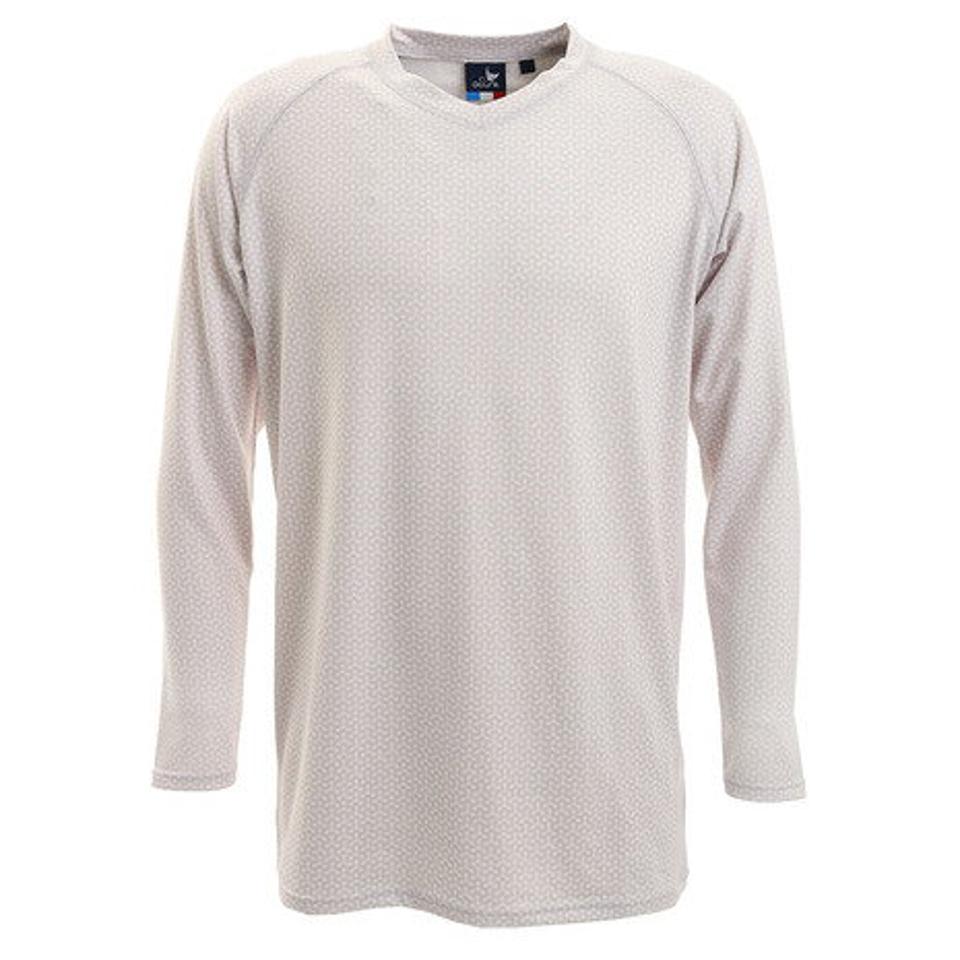 クランク(CLUNK) ゴルフウェア ポロシャツ メンズ 秋冬 アンダーセット長袖ポロシャツ CL5HTG06 WHT (メンズ)