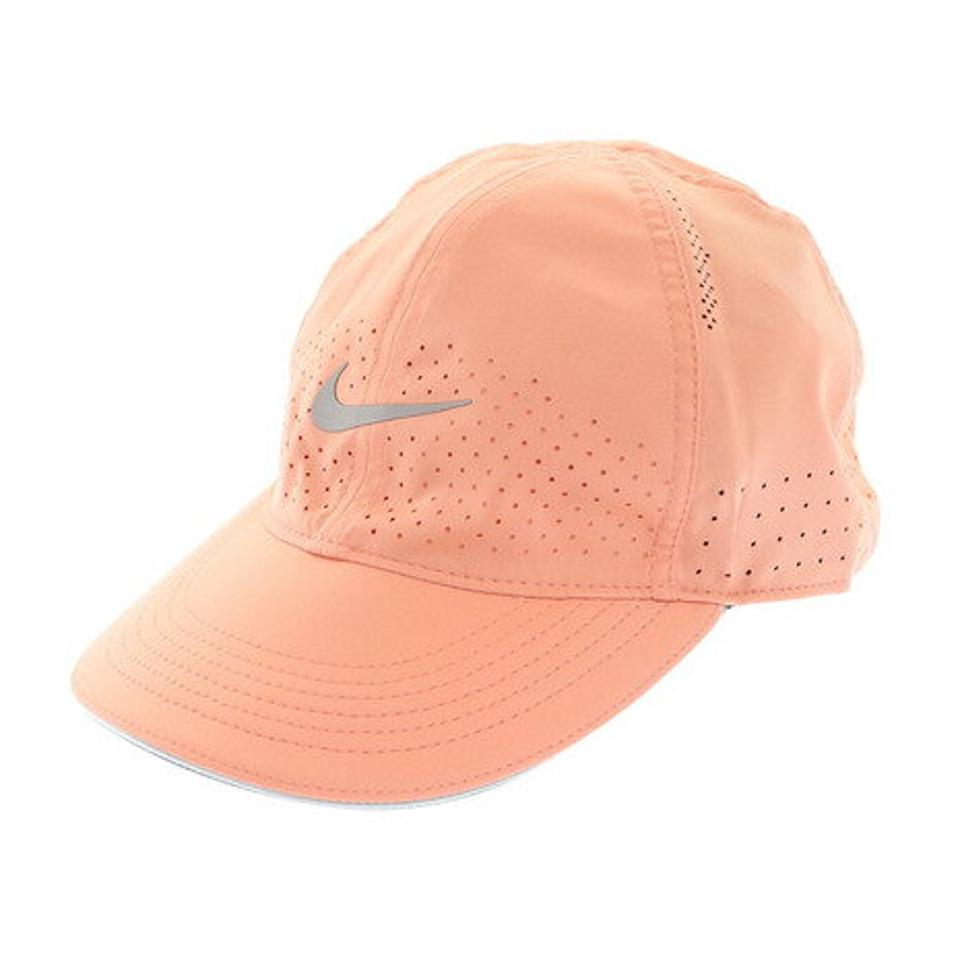 【スポーツデー エントリーでP5倍！4/3 9:59迄】ナイキ（NIKE）（レディース）ドライ 速乾 フェザーライト ランニングキャップ DC4090-827