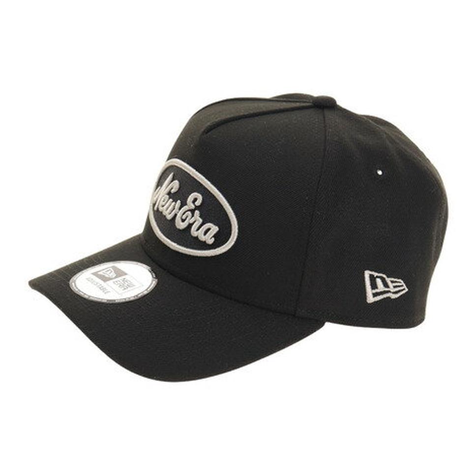 ニューエラ(NEW ERA) 9FORTY A-Frame オーバルロゴ パッカブル 12853920 BLK (メンズ、レディース)