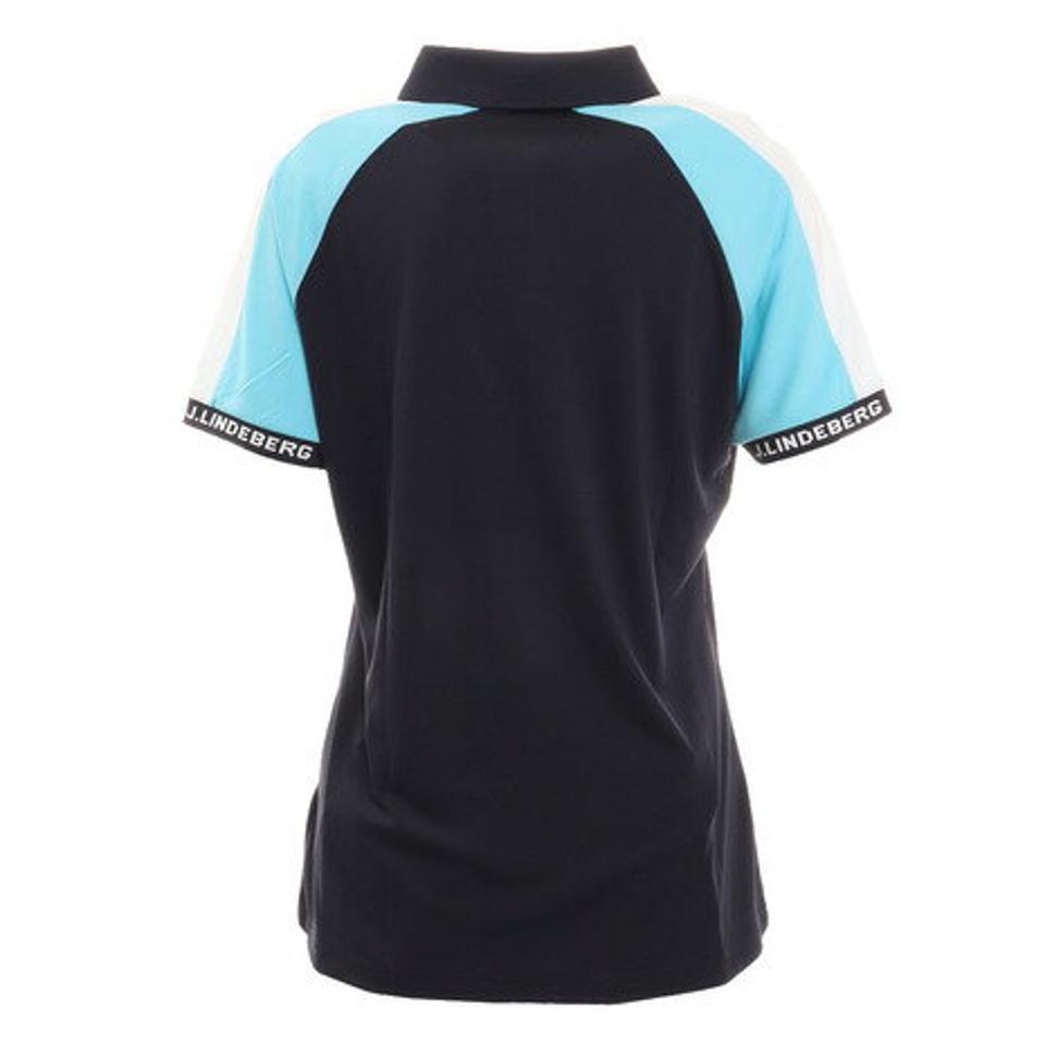 J.LINDEBERG ゴルフウェア Perinne 半袖ポロシャツ 072-24348-098 （レディース）