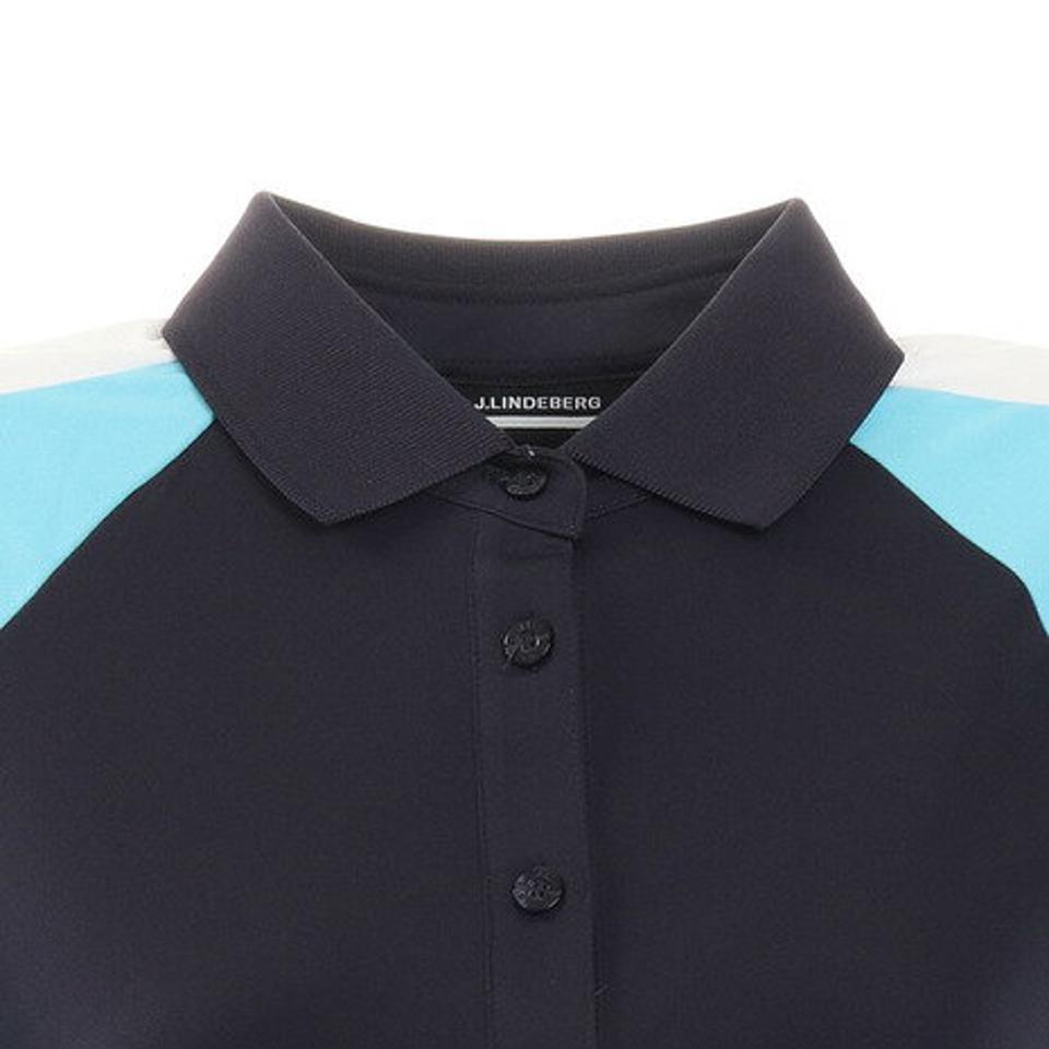 J.LINDEBERG ゴルフウェア Perinne 半袖ポロシャツ 072-24348-098 （レディース）