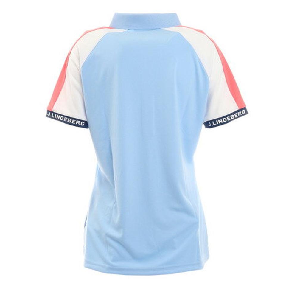 【7/17 9:59までエントリーでP5倍!】J.LINDEBERG(レディース)ゴルフウェア Perinne 半袖ポロシャツ 072-24348-093