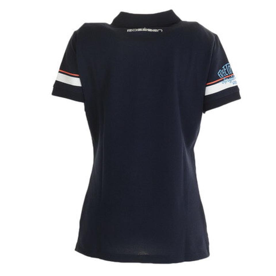 ROSASEN ゴルフウェア ロゴ盛半袖シャツ 045-22244-098 (レディース)