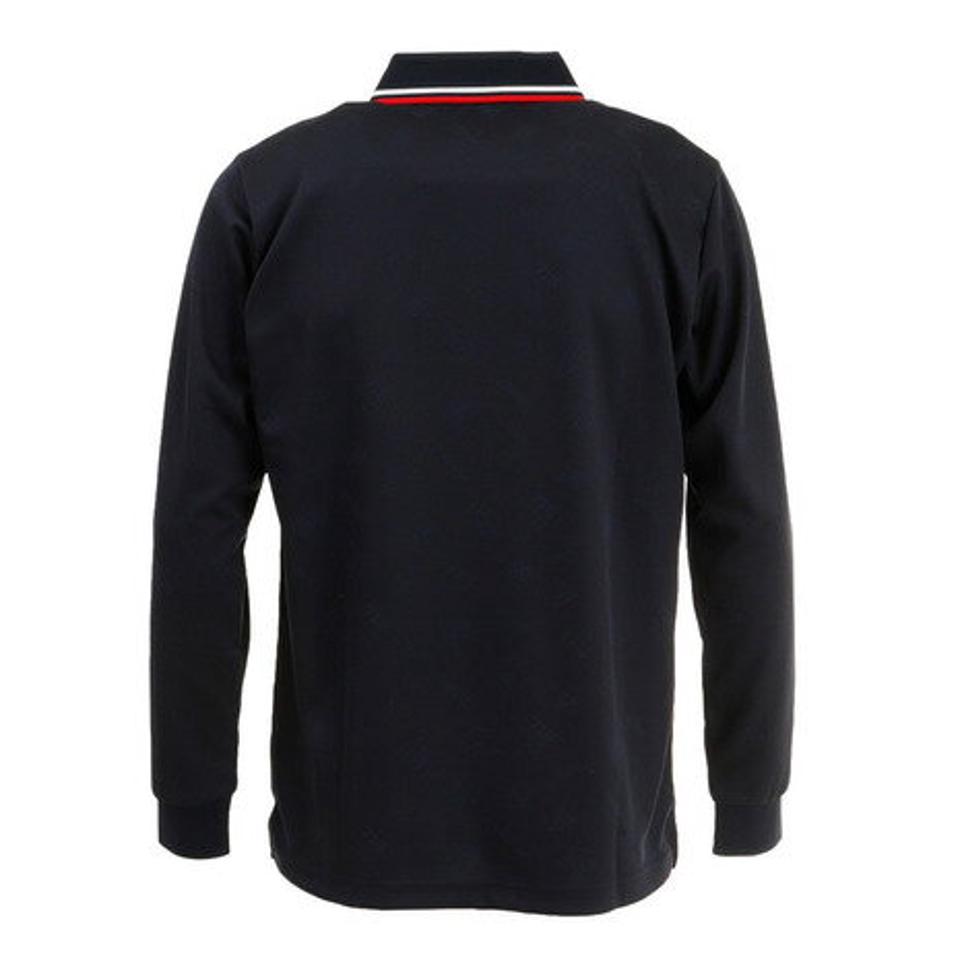 マンシングウエア(MUNSING WEAR) ゴルフウェア マットアンドシャインモチーフ長袖シャツ MGMTJB01CH NV00 (メンズ)