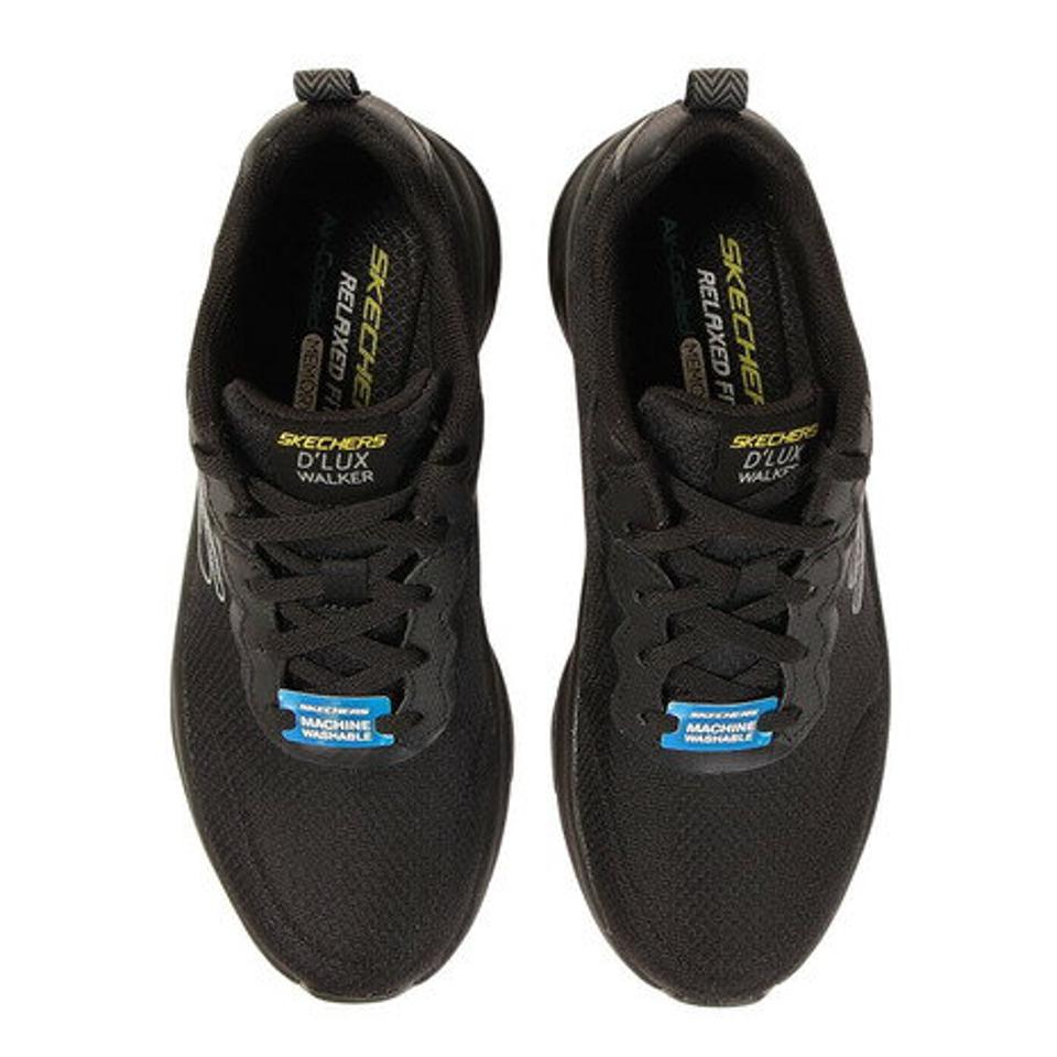 スケッチャーズ（SKECHERS）（メンズ）スニーカー デュクス ウオーカー スクランブル DLUX WALKER SCRAMBLER ブラック ネイビー 232264 ウォーキング 運動