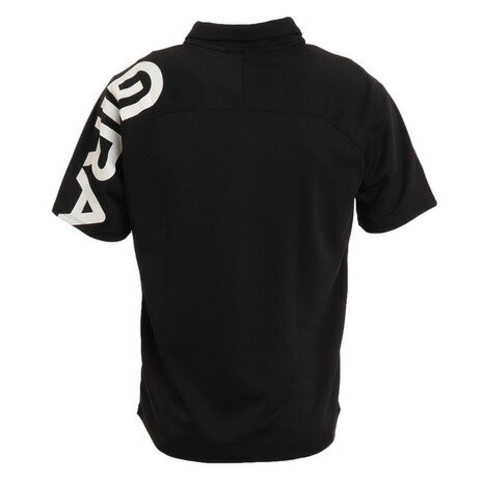 ジローム(GIRAUDM) ドライプラスクール メッシュプリントポロシャツ CT2S3349-TR863-DGSD BLK (メンズ)