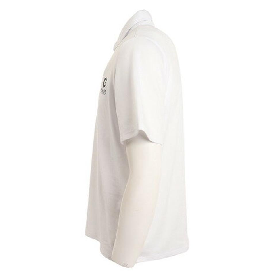 ジローム(GIRAUDM) ドライプラスクール メッシュプリントポロシャツ CT2S3348-TR863-DGSD WHT (メンズ)