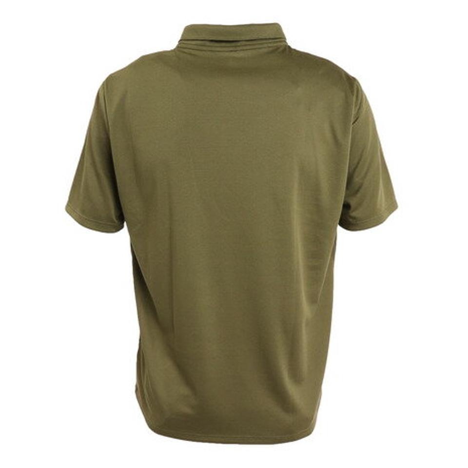 ジローム(GIRAUDM) ドライプラスクール メッシュプリントポロシャツ CT2S3348-TR863-DGSD OLIVE (メンズ)
