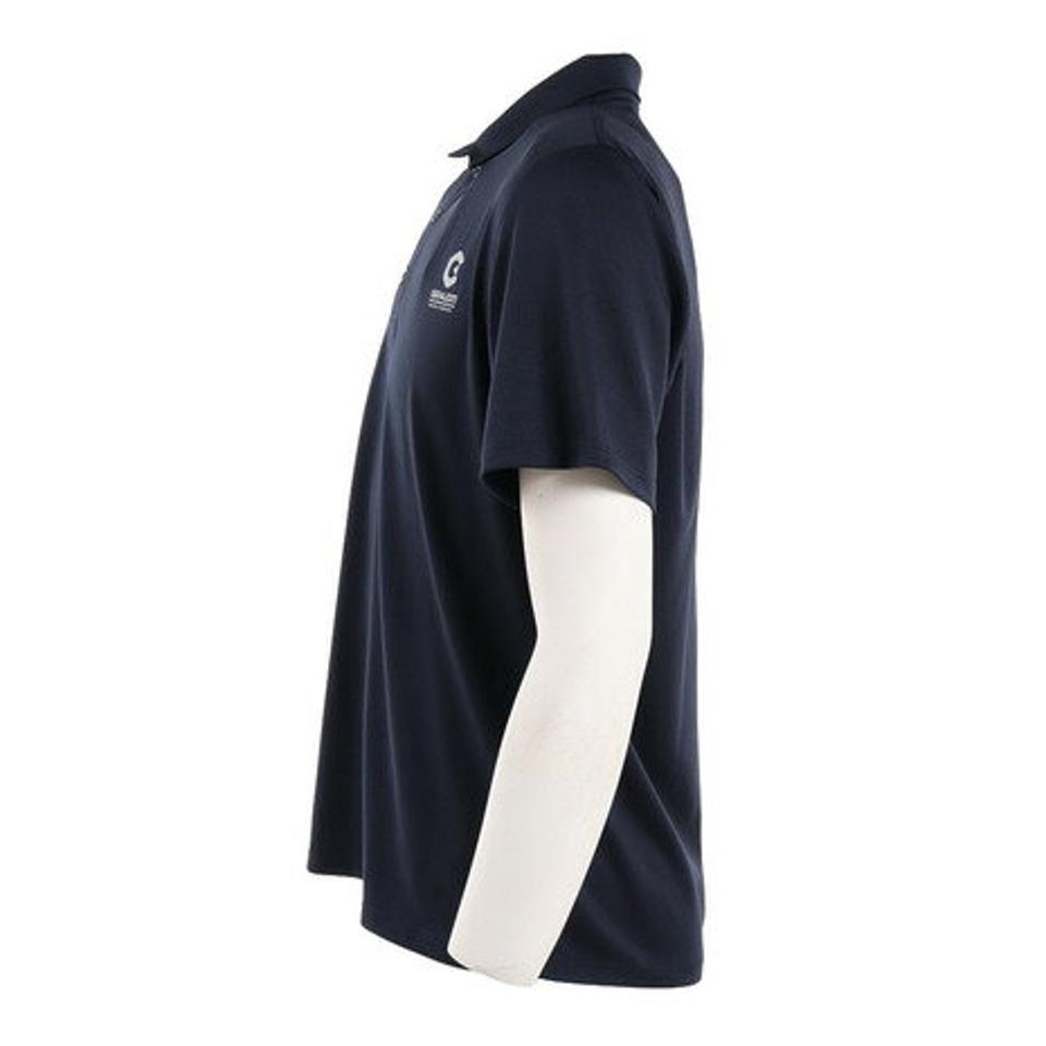 ジローム(GIRAUDM) ドライプラスクール メッシュプリントポロシャツ CT2S3348-TR863-DGSD NVY (メンズ)