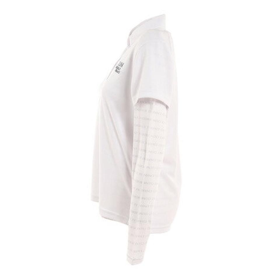 クランク(CLUNK)(レディース)ゴルフウェア 長袖 吸汗 速乾 アンダーセットハイネック ポロシャツ CL5MUG05