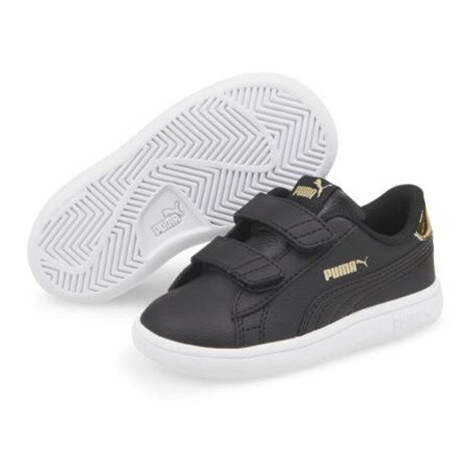 【6/5 24h限定 エントリー＆対象4店舗買い回りで最大P10倍！】プーマ（PUMA）（キッズ）ジュニアスニーカー ガールズ スポーツシューズ プーマスマッシュV2ミラーメタリックV 38376702