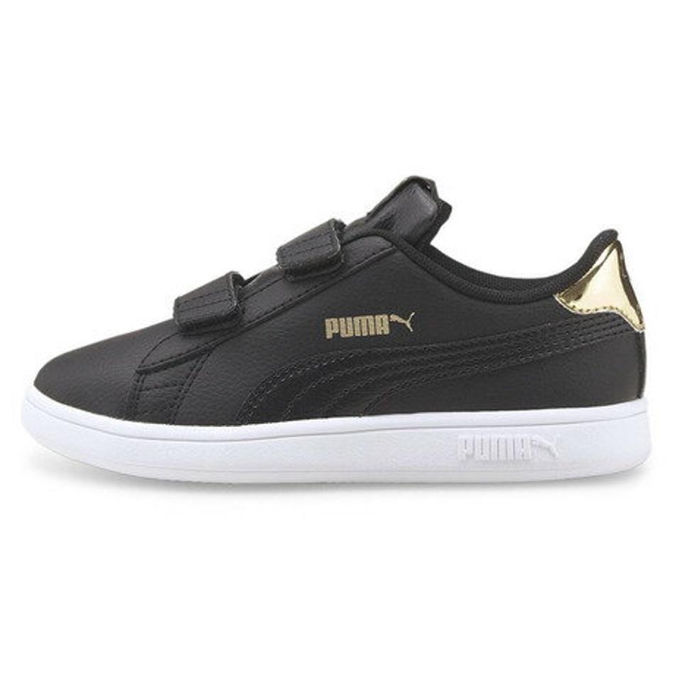プーマ（PUMA） ジュニアスニーカー ガールズ スポーツシューズ プーマスマッシュV2ミラーメタリックV 38376602 （キッズ）