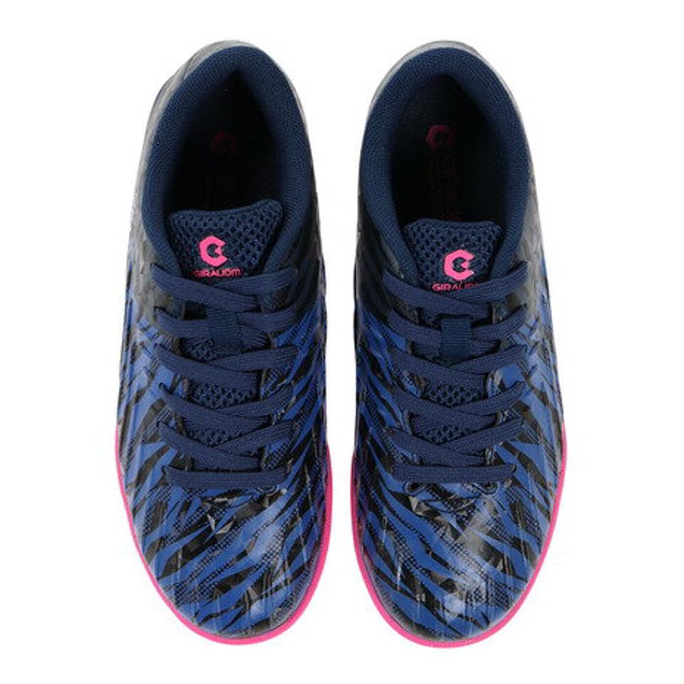 【10%OFFクーポン対象 7/28まで】ジローム（GIRAUDM） ジュニアサッカートレーニングシューズ PROGRES TF ターフグラウンド用 746GM2MS6001NVY （キッズ）