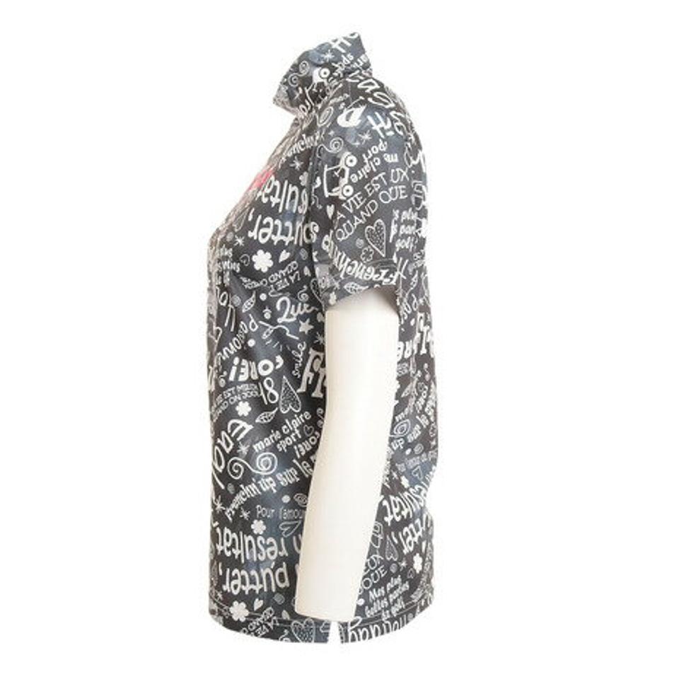 マリ・クレール スポール（marie claire sport） ゴルフウェア モックネックシャツ 712607-BK （レディース）