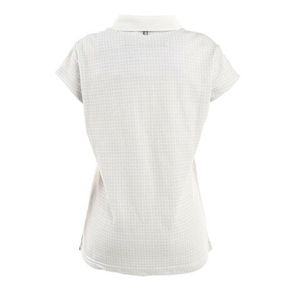 フィドラ(FIDRA)(レディース)ゴルフウェア 半袖 ストレッチ 吸水 速乾 消臭 チドリJQ ポロシャツ FD5MUG10 WHT