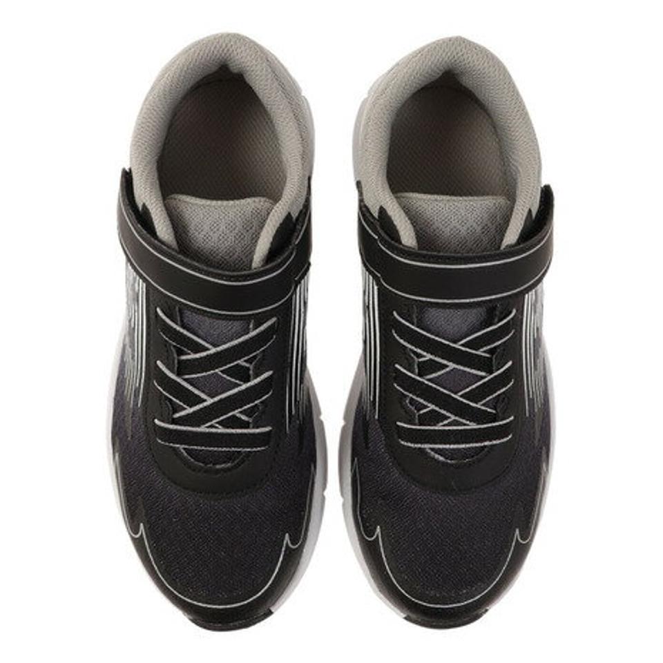 GS-9（GS-9）（キッズ）ジュニア ランニングシューズ 黒 GSー001 BLK 793GS2MS6000 BLK スニーカー