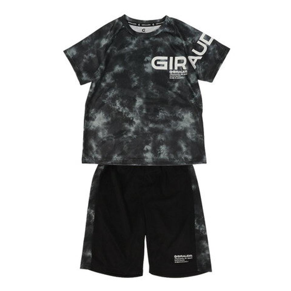 【100円クーポン 5/5 23:59まで】ジローム(GIRAUDM) ドライプラスクール メッシュ2点セットB CT2S3394-TR865-DGSD BLK (キッズ)