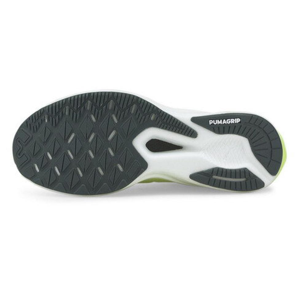 【2点10%OFFクーポン対象！4/18まで】プーマ（PUMA）（メンズ）ランニングシューズ ディヴィエイト ニトロ イエロー 19444913 スニーカー 厚底 プレート トレーニング ジョギング 軽量 駅伝 部活