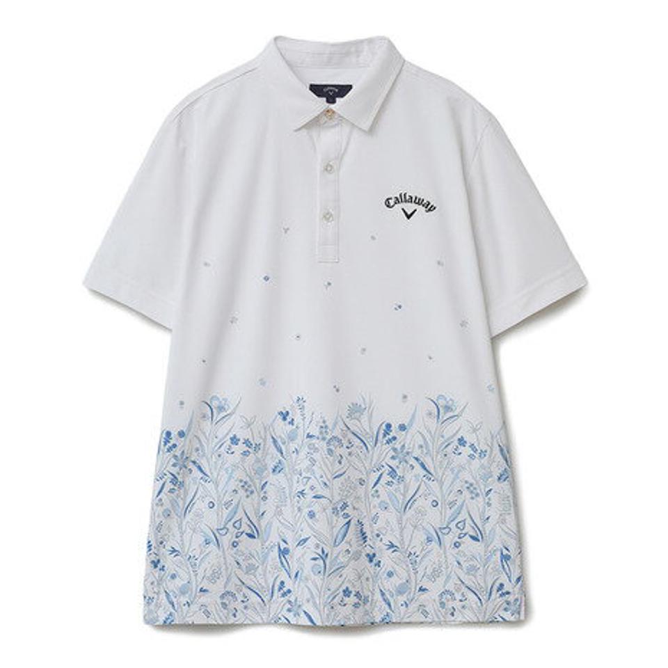 キャロウェイ(CALLAWAY) ゴルフウェア フラワープリントカノコ 半袖シャツ C22134106-1030 (メンズ)