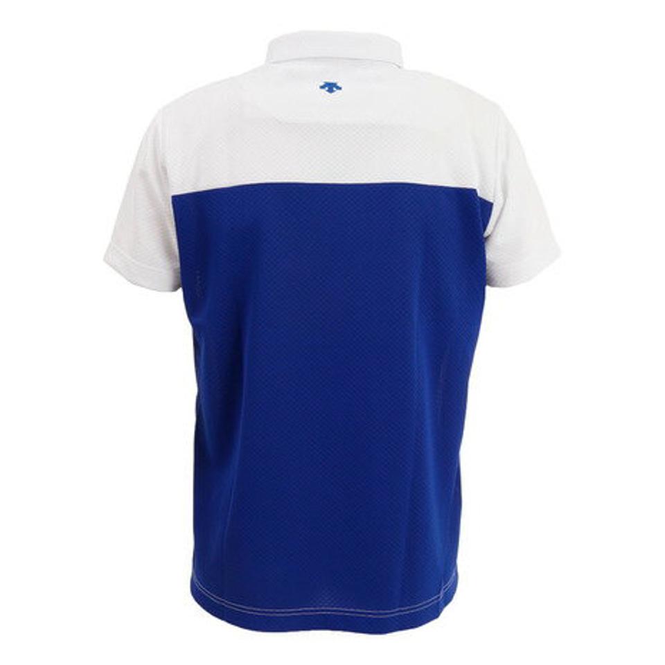 スリクソン(SRIXON) ゴルフウェア 吸汗速乾 UVカット ひんやり冷感 ICEBLAST タイポデザインプリント 半袖ポロシャツ RGMTJA12 WH00 (メンズ)