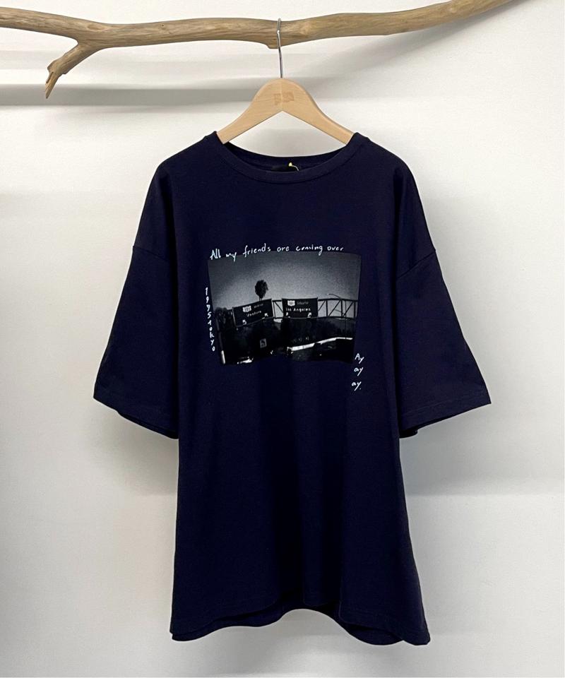 【ユニセックス】 1975 TOKYO  "VENTURA"ルーズTシャツ（1975 tokyo）