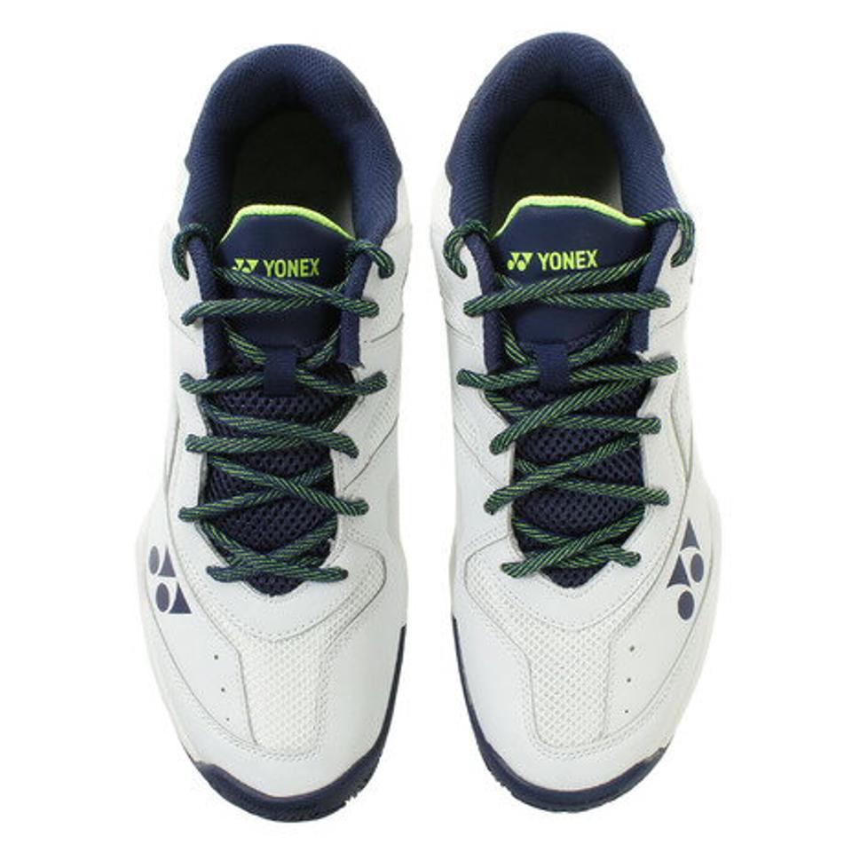 ヨネックス（YONEX） テニスシューズ オムニクレー パワークッション 107D ソフト OC SHT107D-100 （メンズ）