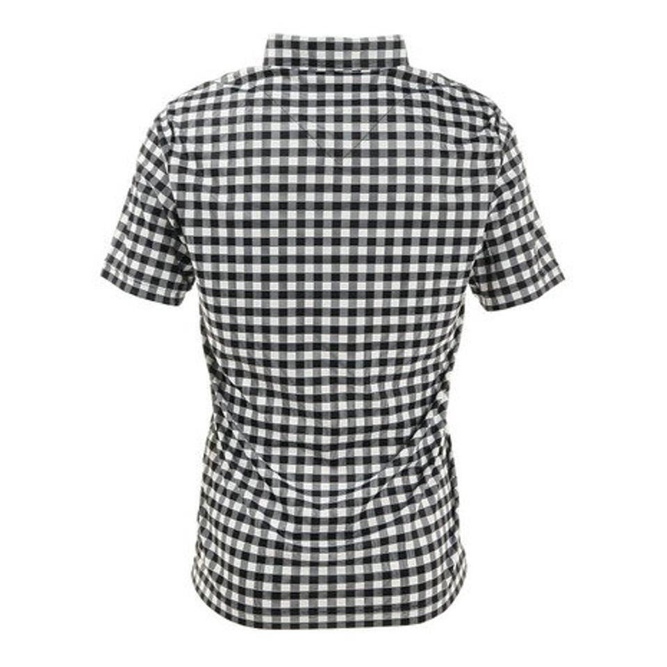 本間ゴルフ(HONMA) ゴルフウェア ギンガムチェック半袖シャツ 031733126BK (メンズ)