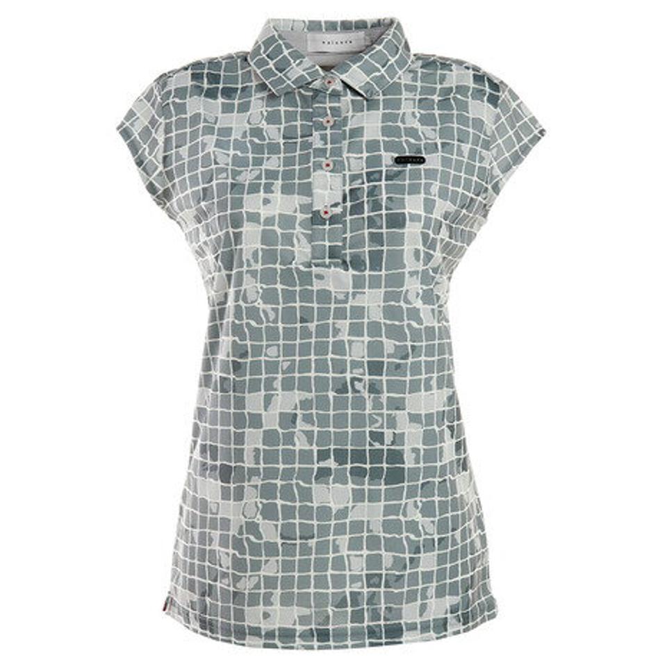 エピキュール(epicure) ゴルフウエア レディース シーサイドチェックキャップスリーブシャツ 152-22443-013 (レディース)