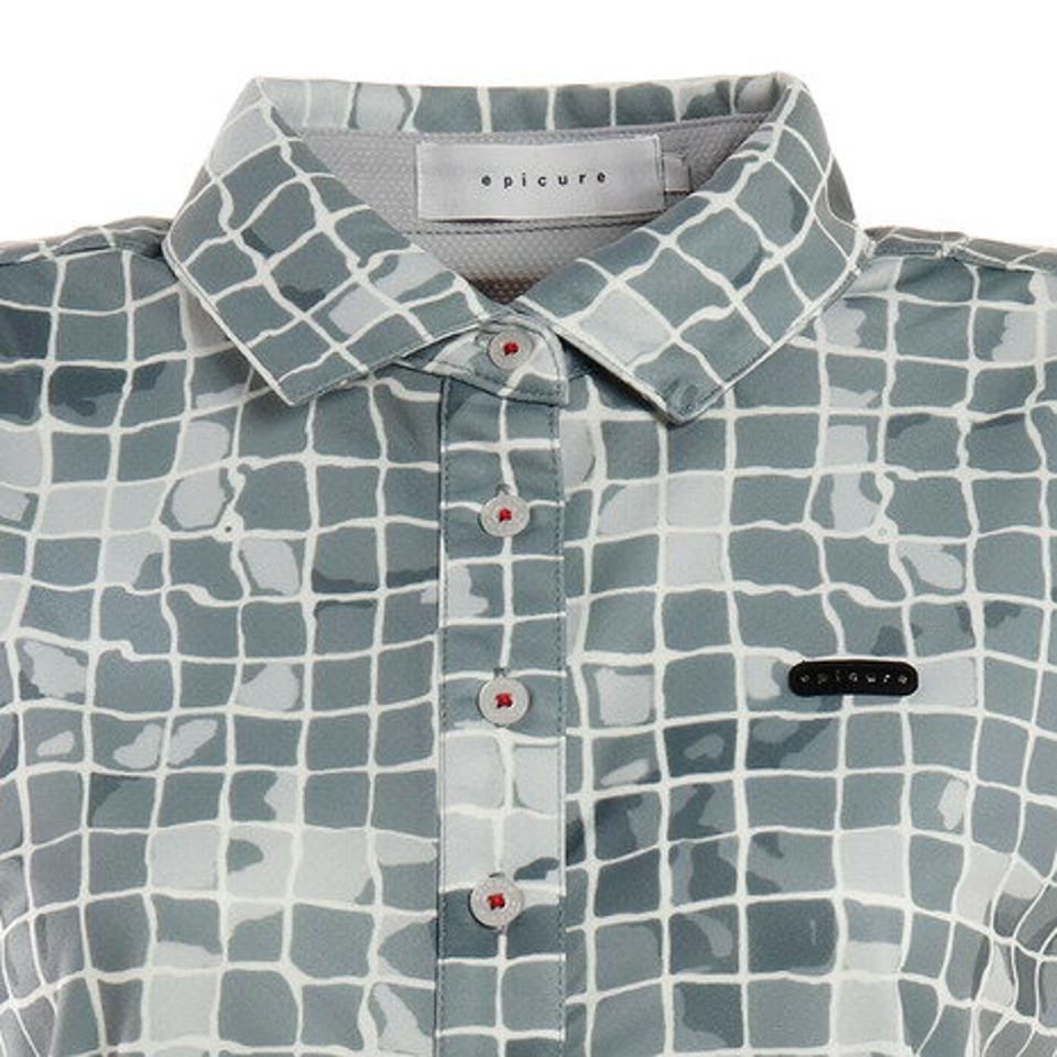 エピキュール(epicure) ゴルフウエア レディース シーサイドチェックキャップスリーブシャツ 152-22443-013 (レディース)