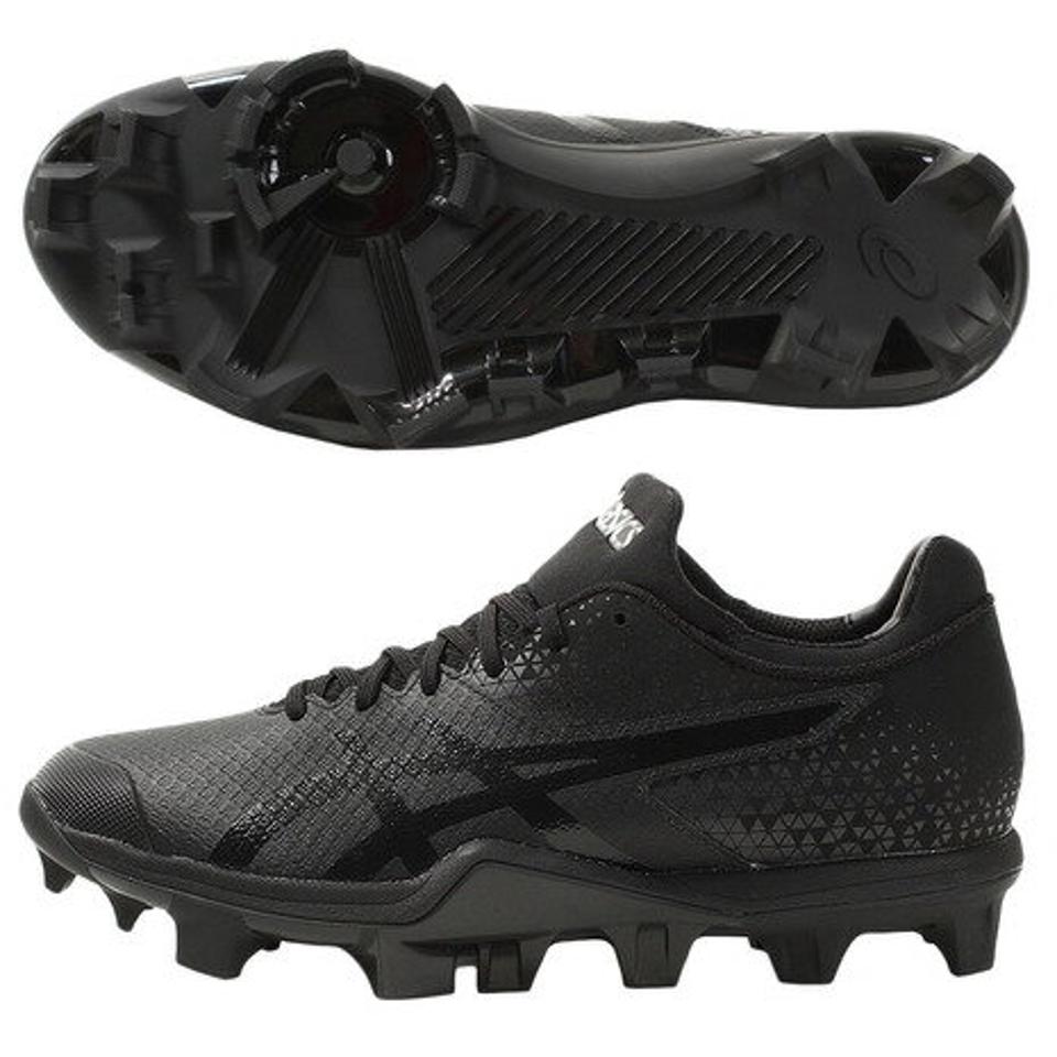 アシックス(ASICS)(メンズ)野球スパイク 黒 スタッドソール 樹脂スタッド 一般 ジャパンスピード BL (JAPAN SPEED BL) 1121A017.001 ブラック