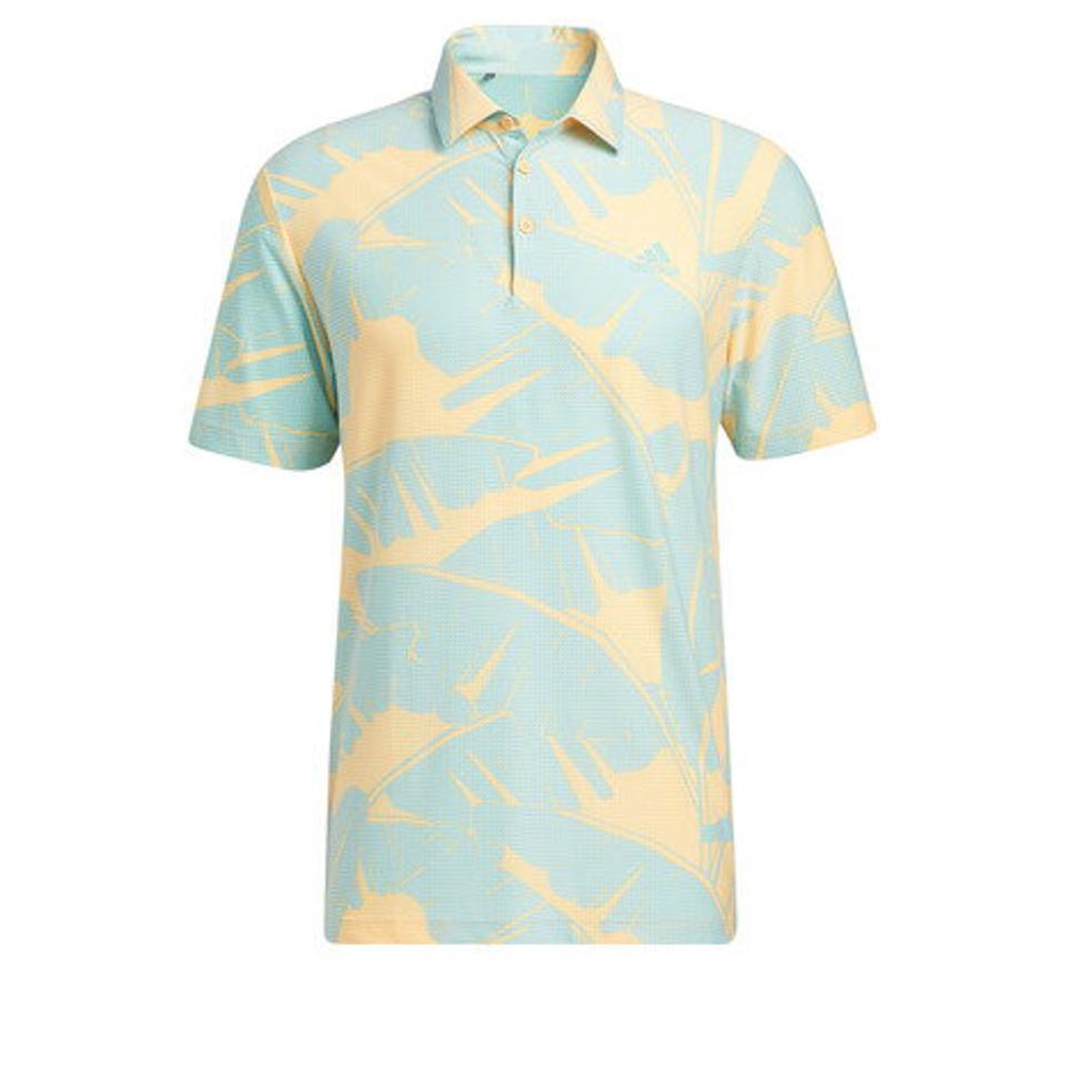 アディダス(adidas) ゴルフウェア ボタニカルプリント 半袖シャツ 22665-GM0249 OG/MI (メンズ)