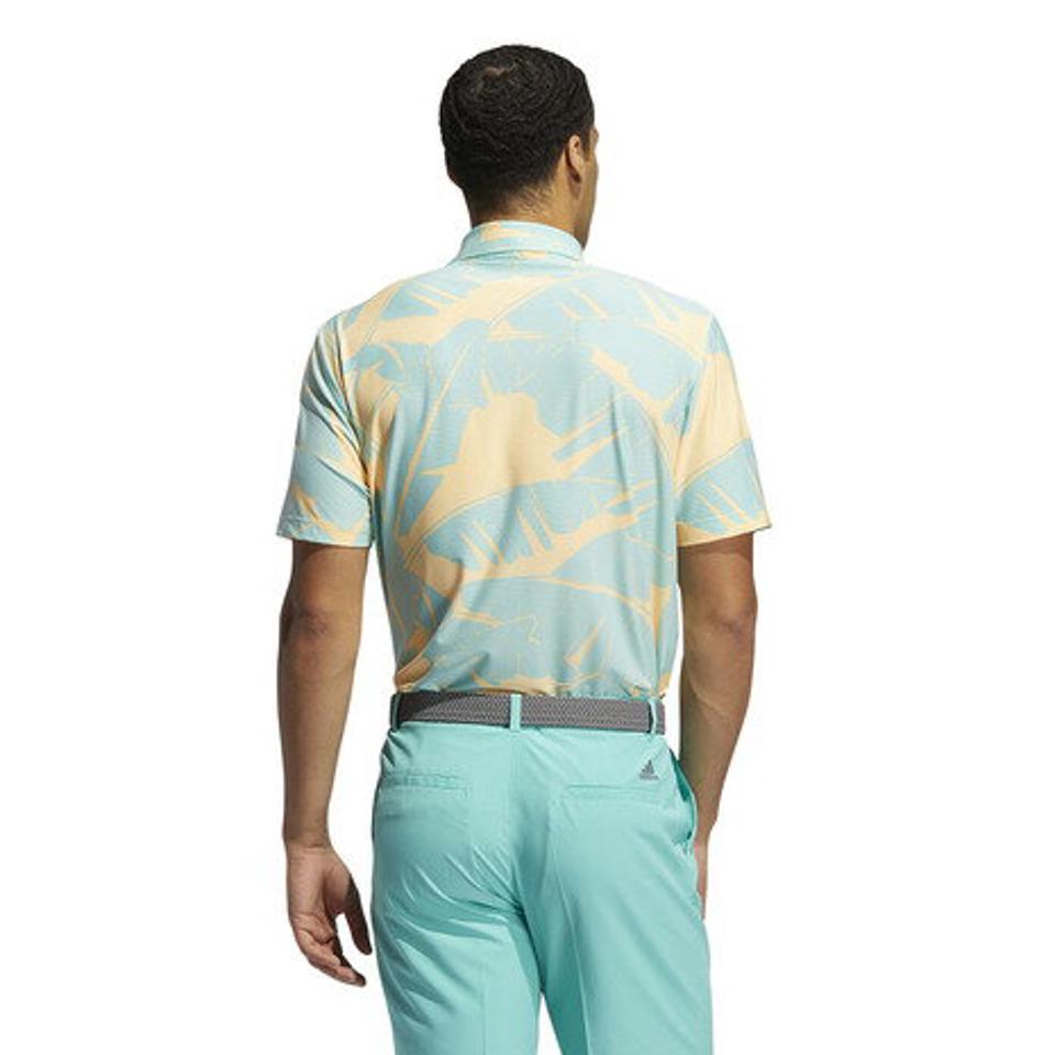 アディダス(adidas) ゴルフウェア ボタニカルプリント 半袖シャツ 22665-GM0249 OG/MI (メンズ)