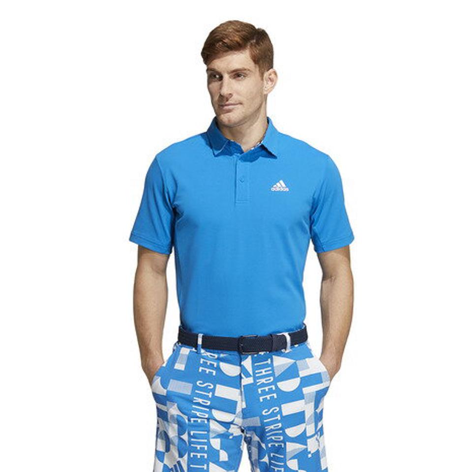 アディダス(adidas) ゴルフウェア サイドワーディング 半袖グラフィックシャツ ZQ877-HA0234BBL (メンズ)