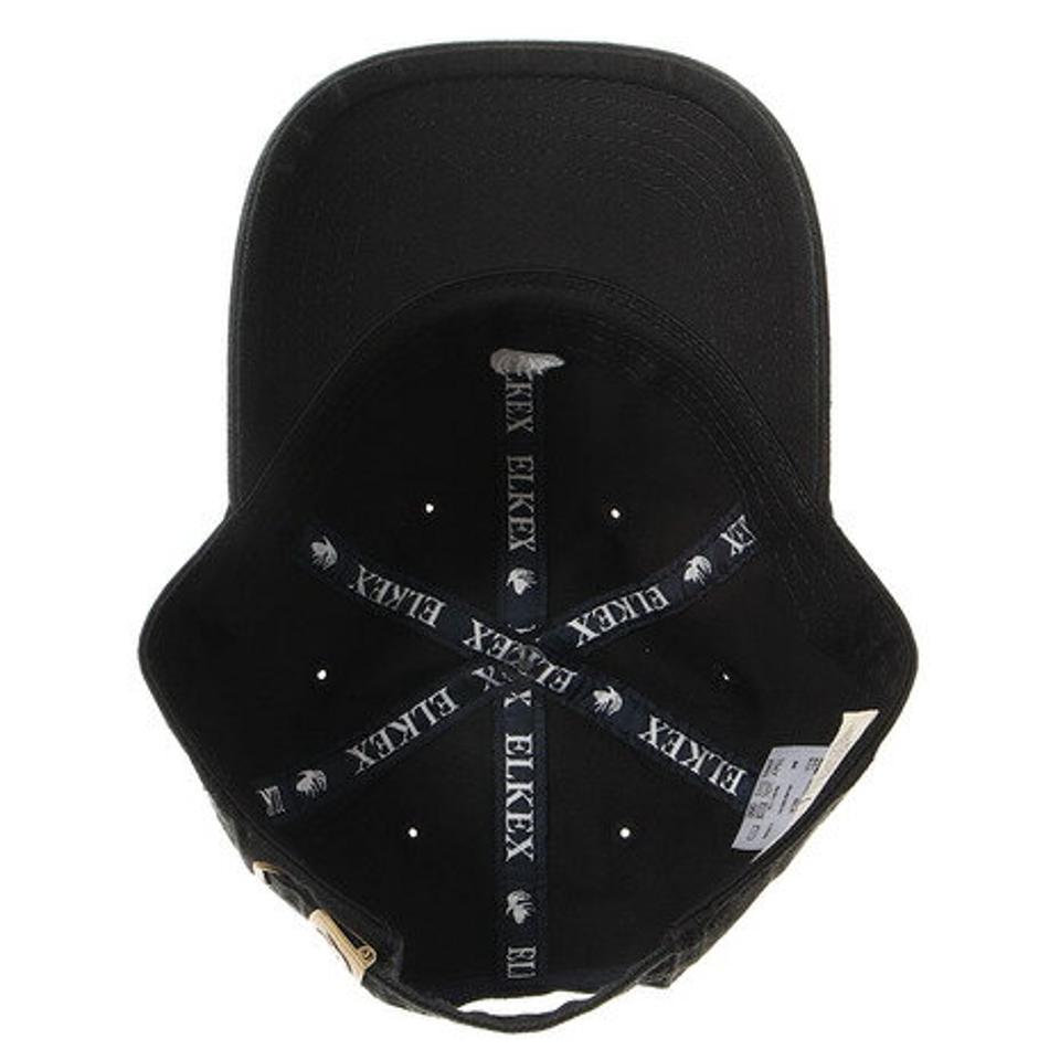 エルケクス（ELKEX） 帽子 レディース キャップ ロゴ ツイルキャップ 898EK0ST6133 BLK 大きめ 日よけ （レディース）