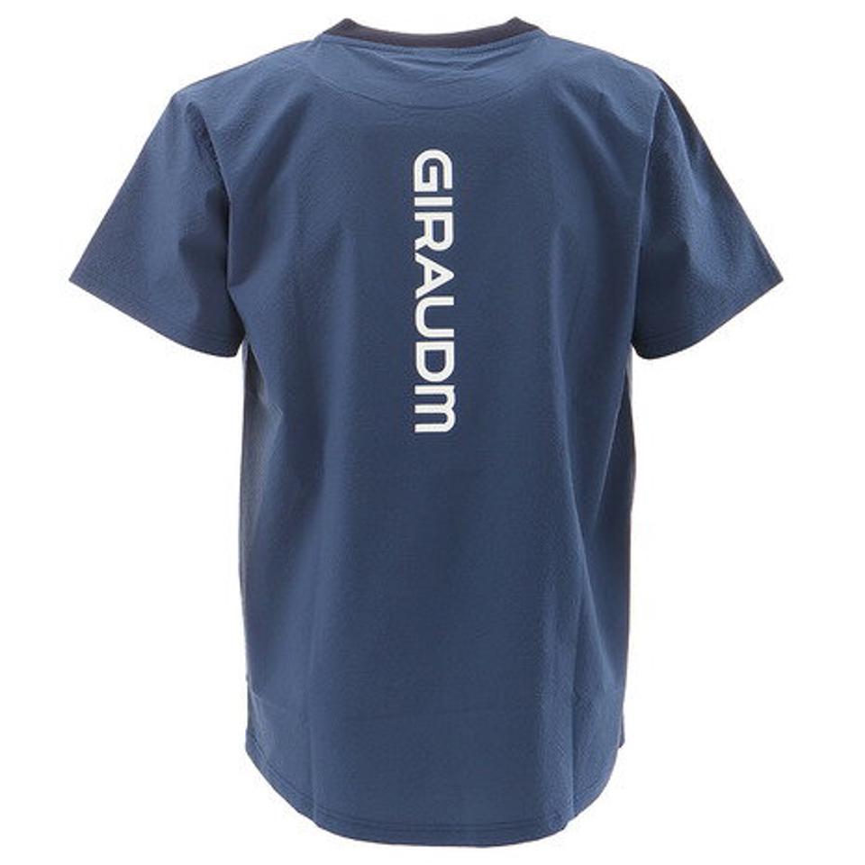 ジローム(GIRAUDM) サッカー ウェア メンズ シアサッカー ハーフ ピステシャツ 741GM0ES9314 NVY (メンズ)