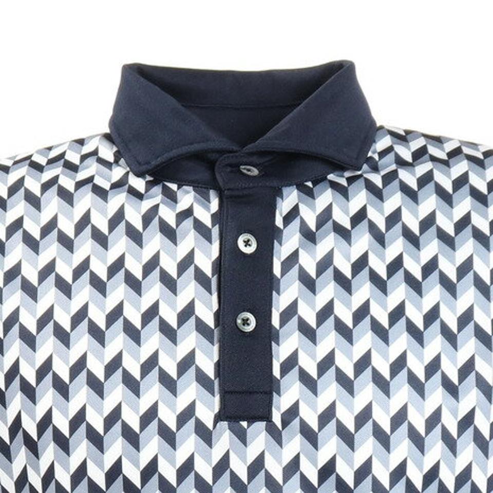 クランク（CLUNK） ゴルフウェア 柄ポロシャツ CL5KTG02 WHT （メンズ）