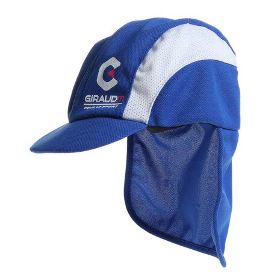 ジローム（GIRAUDM） フットボールキャップ日除け付き 750GM0ST9318 BLU 熱中症対策 帽子 キャップ 吸汗速乾 UPF50+ （キッズ）