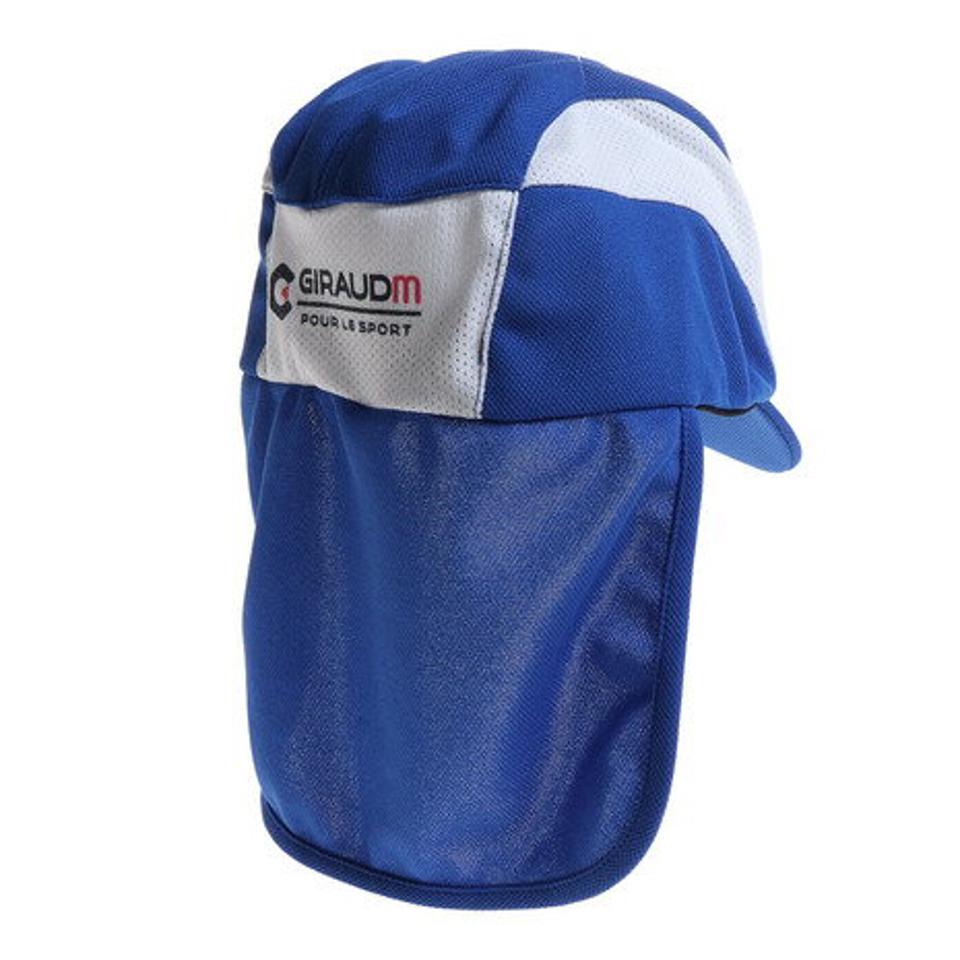 ジローム（GIRAUDM） フットボールキャップ日除け付き 750GM0ST9318 BLU 熱中症対策 帽子 キャップ 吸汗速乾 UPF50+ （キッズ）