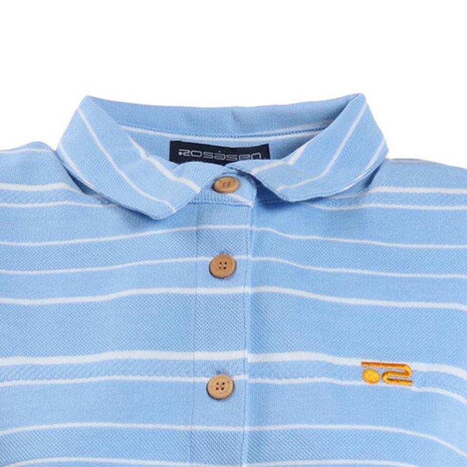 ROSASEN ゴルフウェア ポロシャツ レディース ボーダー半袖シャツ 045-22445-093 （レディース）