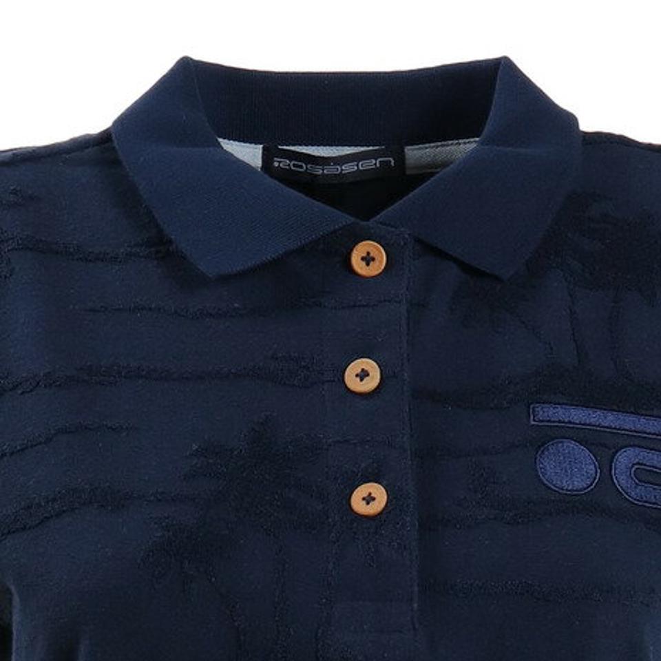 ROSASEN ゴルフウェア ポロシャツ レディース パイルジャカードポロシャツ 045-22444-098 （レディース）