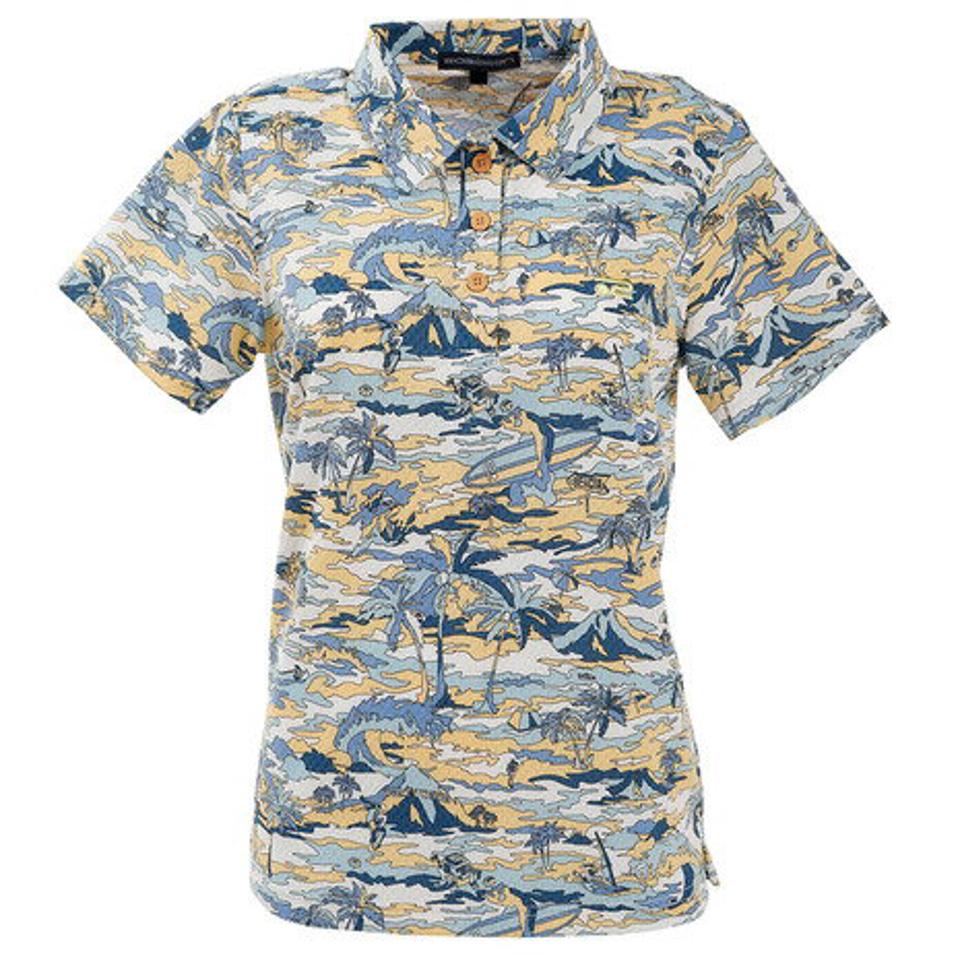 ROSASEN ゴルフウェア エコクールマックスプリントシャツ 045-22442-052 (レディース)