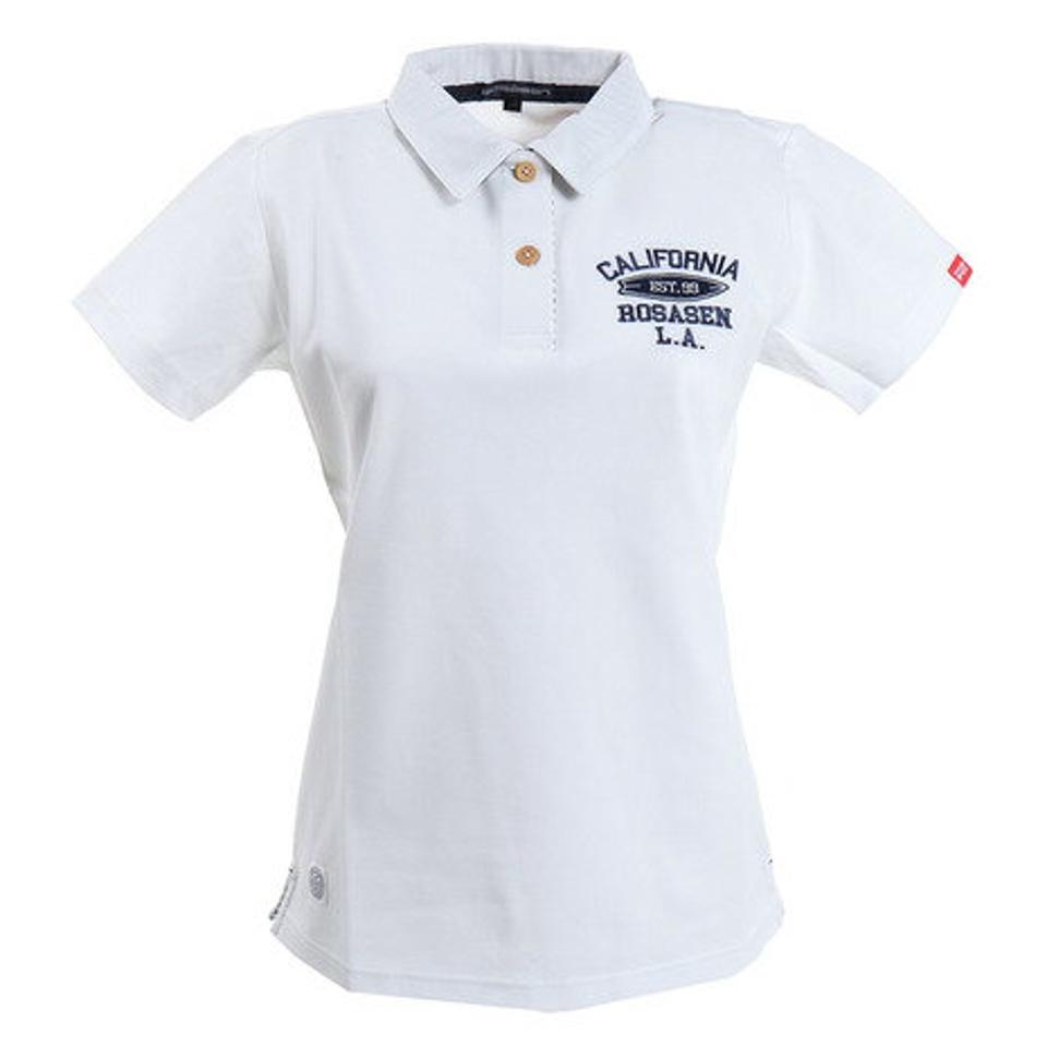 ROSASEN ゴルフウェア ポロシャツ レディース 鹿の子半袖シャツ 045-22441-005 (レディース)