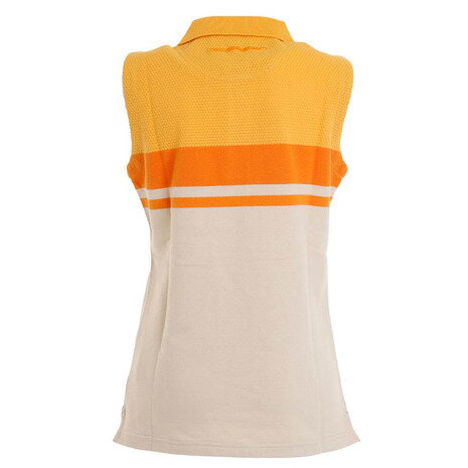 ROSASEN ゴルフウェア ポップコーン切り替え ノースリーブシャツ 045-22371-035 (レディース)