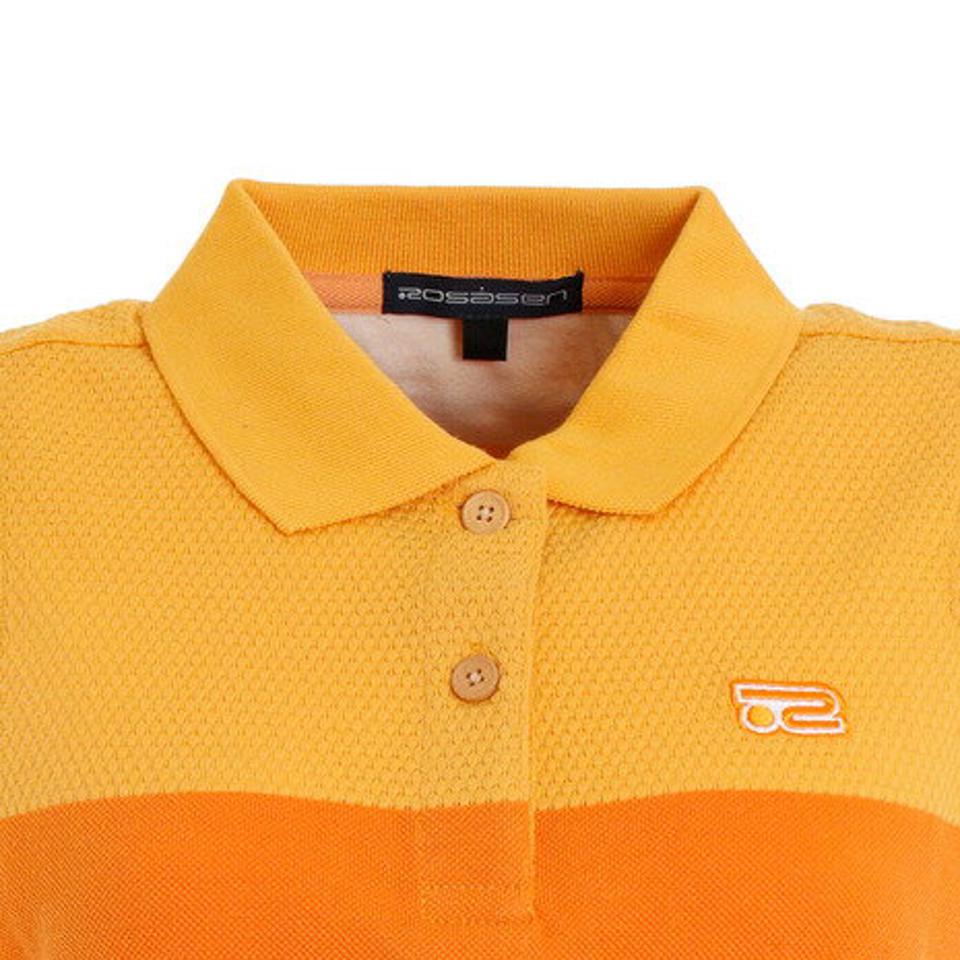 ROSASEN ゴルフウェア ポップコーン切り替え ノースリーブシャツ 045-22371-035 (レディース)