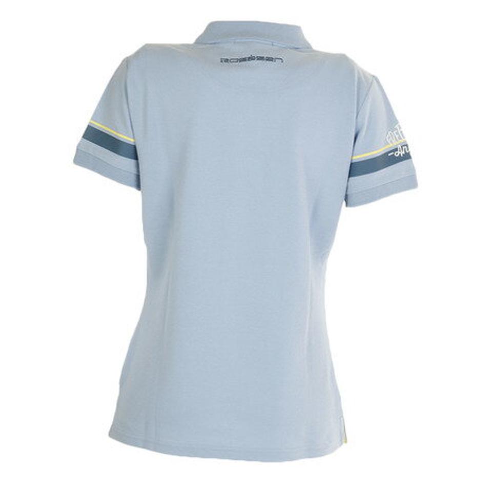 ROSASEN ゴルフウェア ロゴ盛半袖シャツ 045-22244-091 (レディース)