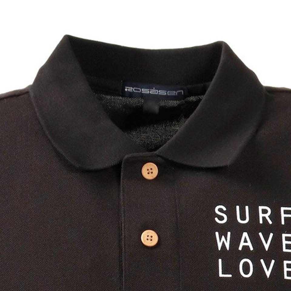 ROSASEN ゴルフウェア ポロシャツ メンズ U-SKEコラボ バックプリント半袖ポロシャツ 044-22446-019 (メンズ)